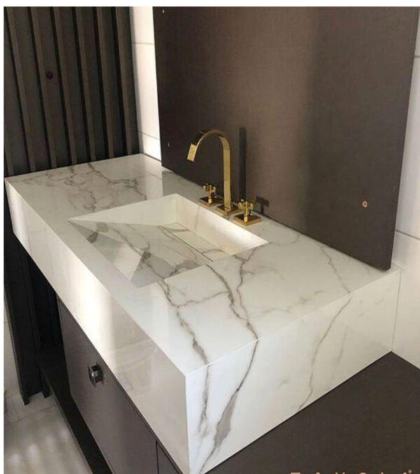 Bathroom- One quartz surface 4